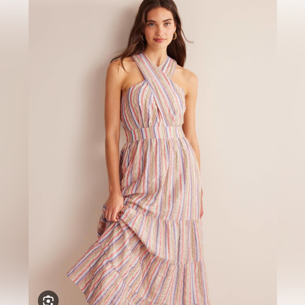 Boden Metallic maxi dress